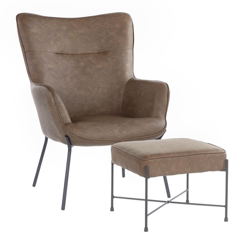 Izzy Lounge Chair + Ottoman Set